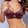 Adjustable Burgundy Lace Bra